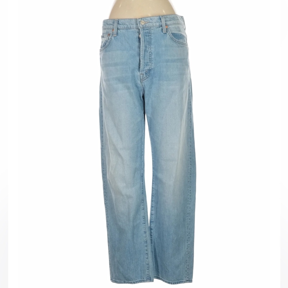 MOTHER Light Wash Wide Leg Jeans - Picture 3 of 14